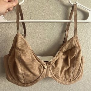 NWOT Unworn sexy nude unlined bra